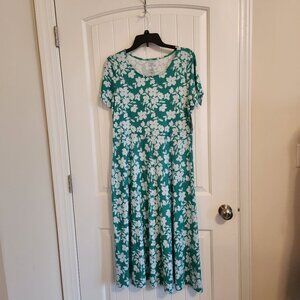 Crowft & Barrow Knit Dress Floral Size Medium NWT
